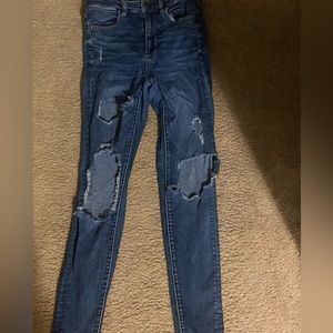 American Eagle skinny jeans.